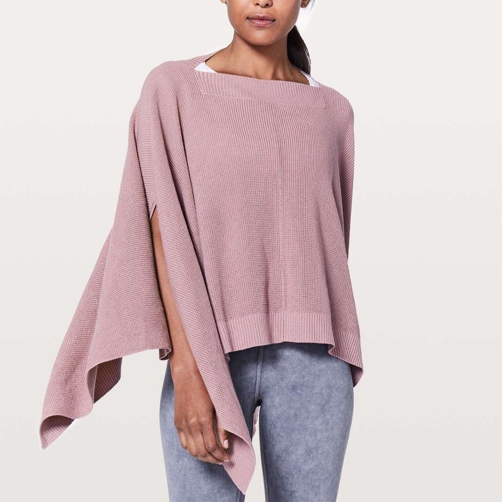 Lululemon Forward Flow Cape in Vintage Mauve